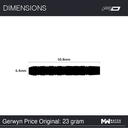 Gerwyn Price Blue Originals 90% Tungsten Darts
