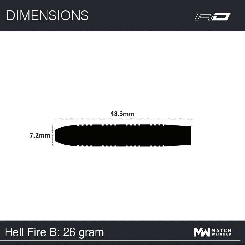 Red Dragon Hellfire B 80%Tungsten Darts
