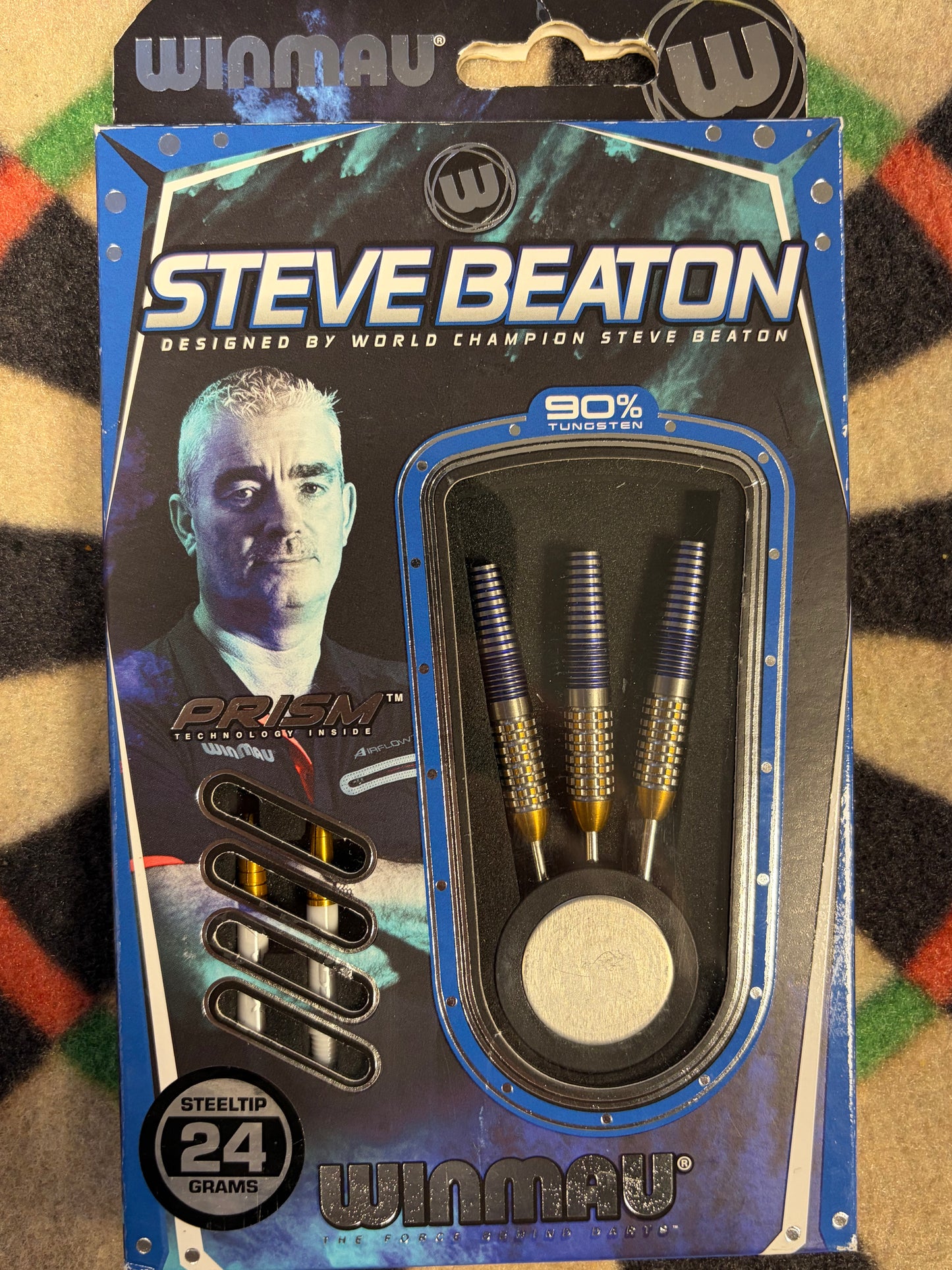 Winmau Steve Beaton Special Edition 24g Second Hand Darts 10/10