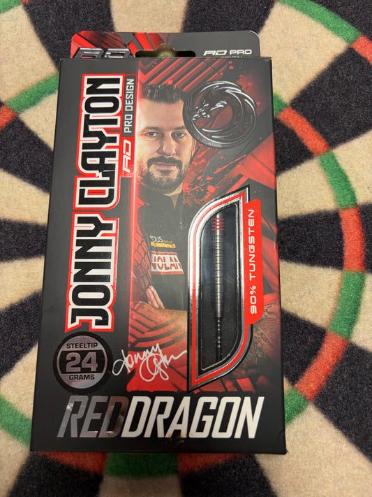 Red Dragon Jonny Clayton 24g Second Hand Darts 8/10