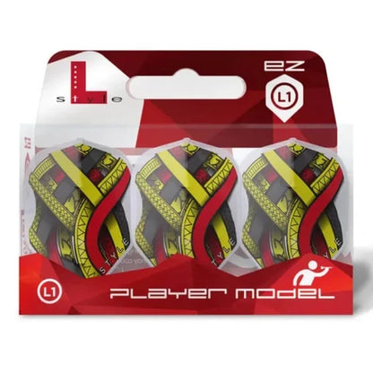 L-Style Darts L-Flight EZ L1 Mike De Decker Type A - White Belgium