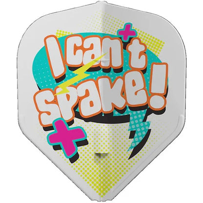 L-Style Wayne Mardle L1 EZ White Darts Flights