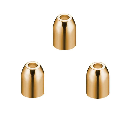 L-Style Premium Metal Champagne Rings – Pack of 3