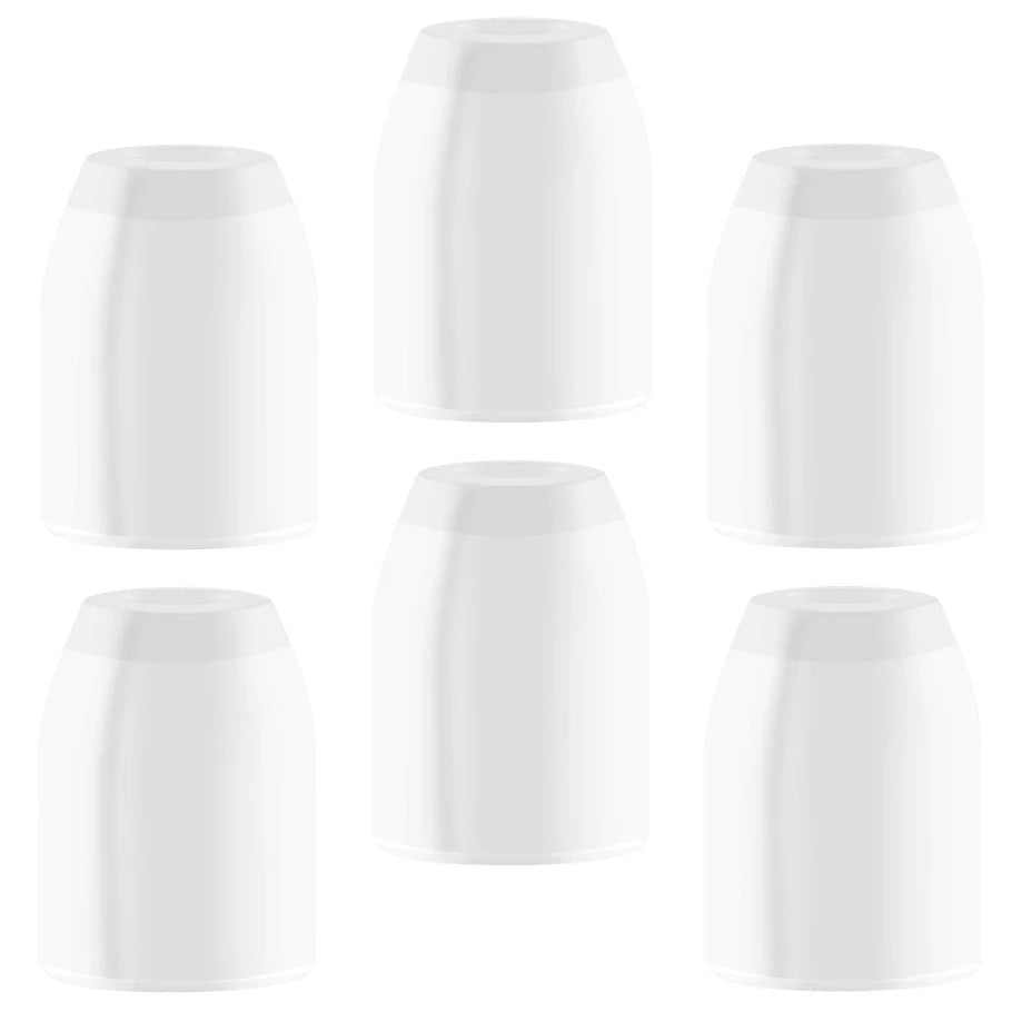L Style Standard Champagne Rings Pack of 6