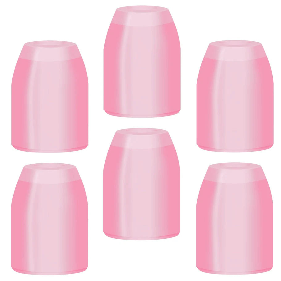 L Style Standard Champagne Rings Pack of 6