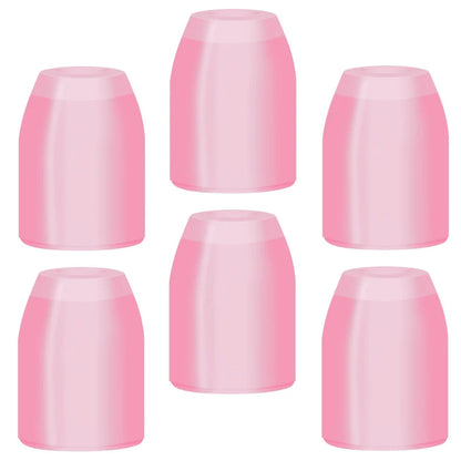 L Style Standard Champagne Rings Pack of 6