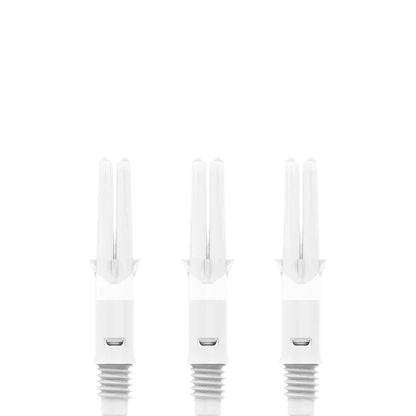 L-Style L-Shafts Straight Silent Spinning Darts Shafts White