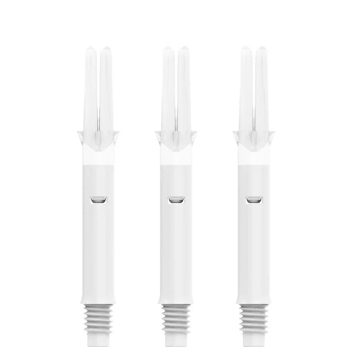 L-Style L-Shafts Straight Silent Spinning Darts Shafts White