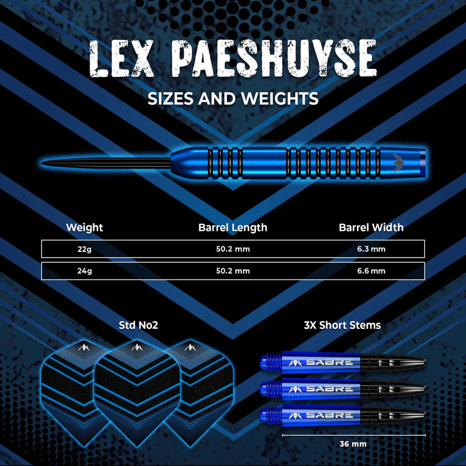 Mission Lex Paeshuyse 90% Tungsten Darts