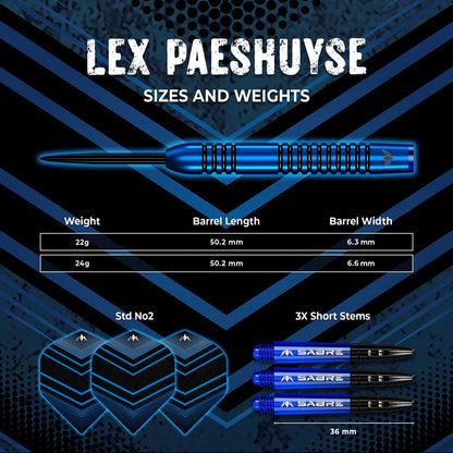 Mission Lex Paeshuyse 90% Tungsten Darts