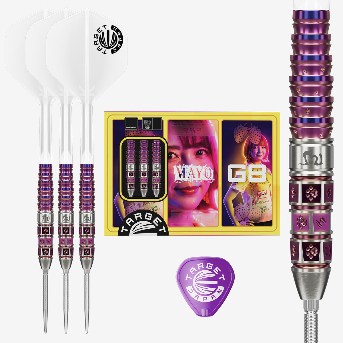 Target Japan Prime Series Mayo G8 90% Tungsten SP Darts