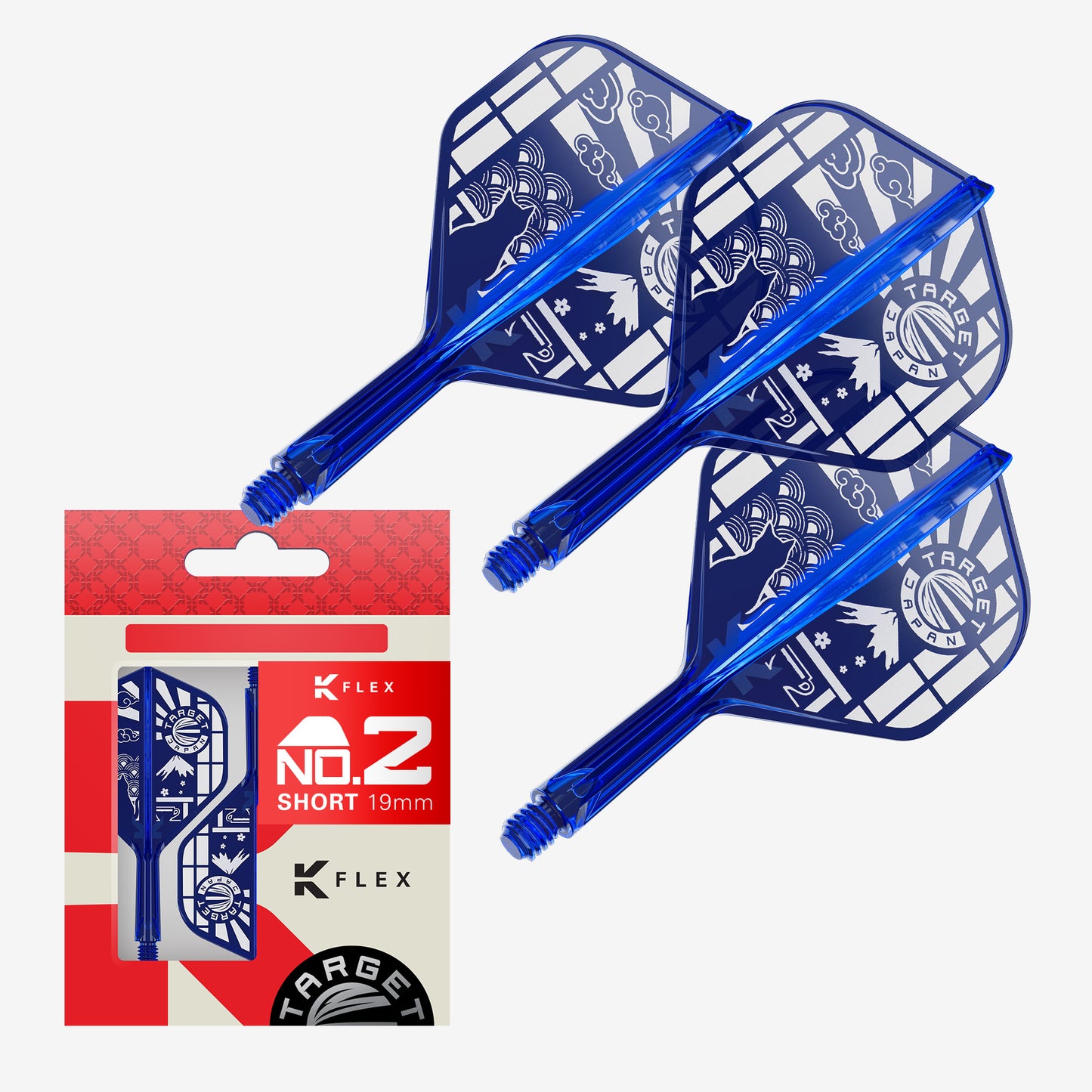 Target Japan 2026 Limited Edition K-Flex Integrated Darts Flights