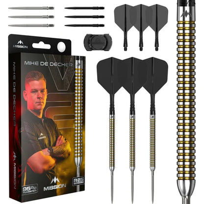 Mission Mike De Decker V2 R2.5 95% Tungsten Steel Tip Darts