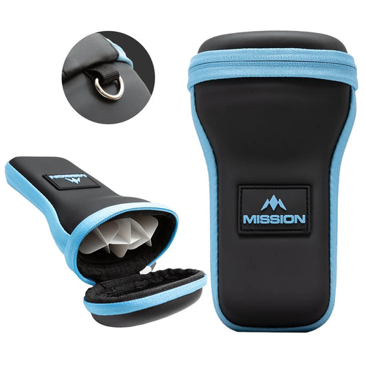 Mission Kapsule Darts Case - Black & Blue