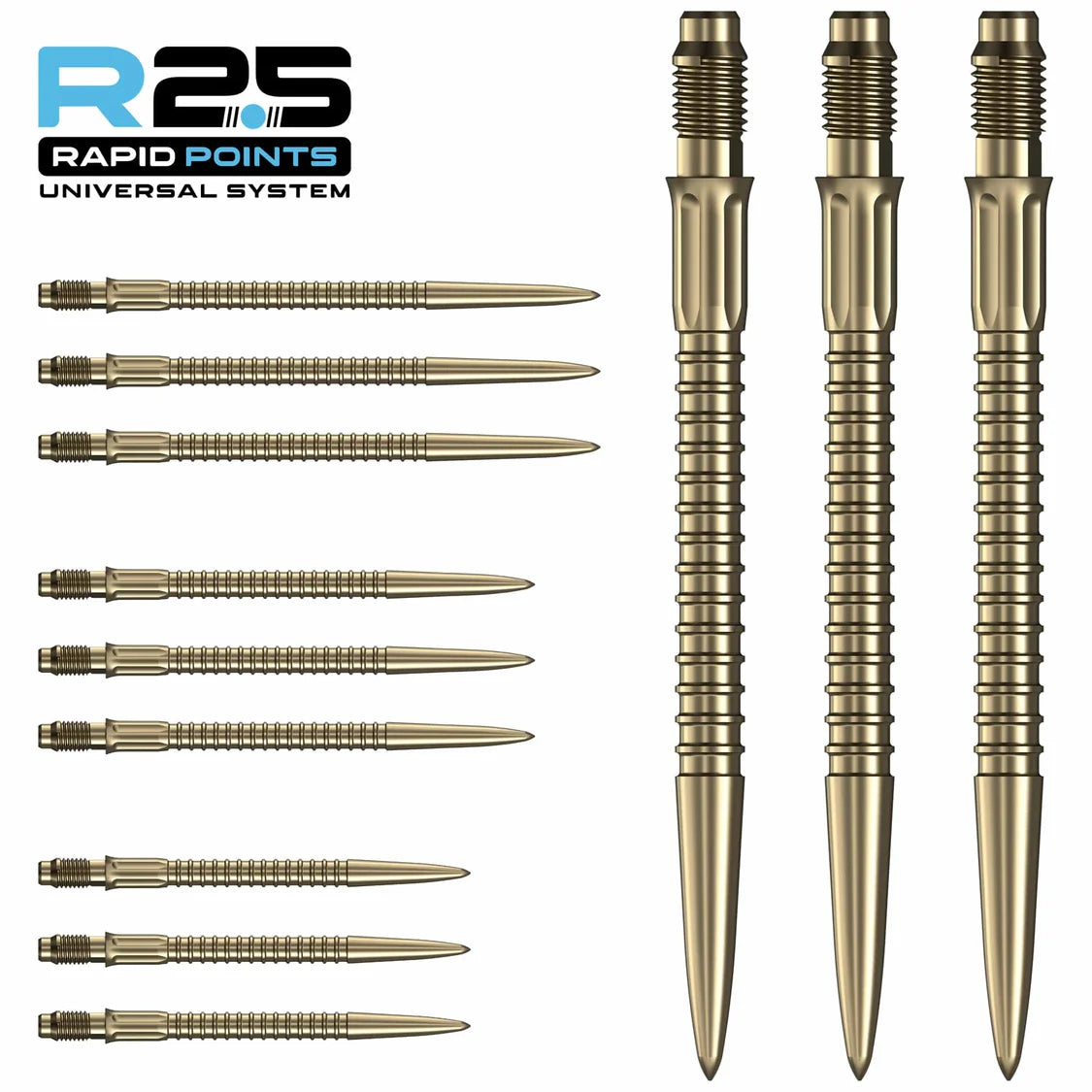 Mission R2.5 Rapid Dart Points Steel Tip - GV1