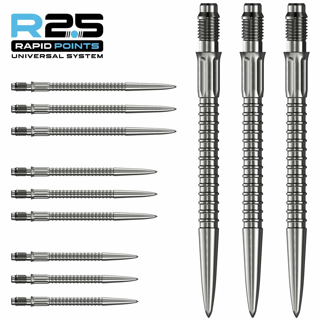 Mission R2.5 Rapid Dart Points Steel Tip - GV1