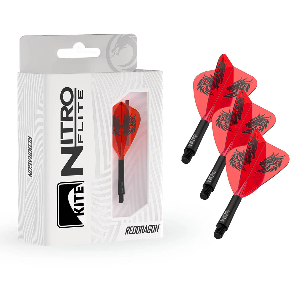 Red Dragon Jonny Clayton Nitro Flite Kite Integrated Flight System
