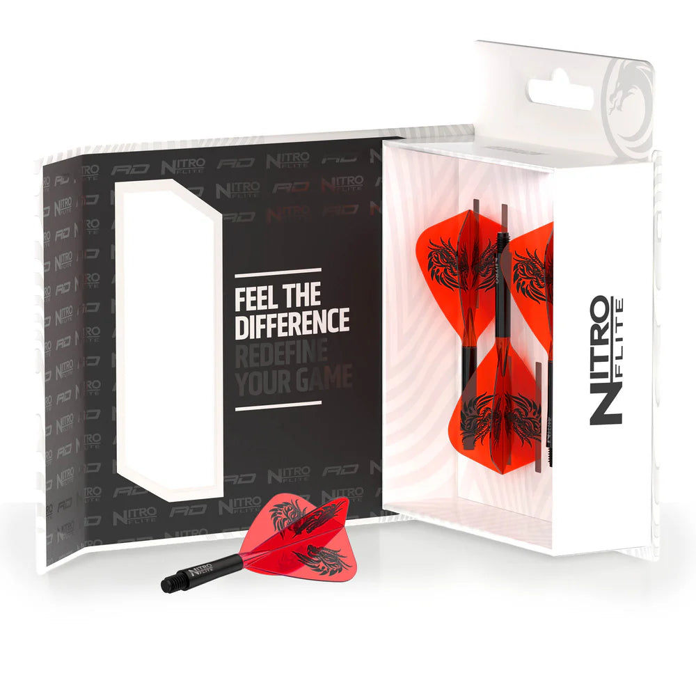 Red Dragon Jonny Clayton Nitro Flite Kite Integrated Flight System