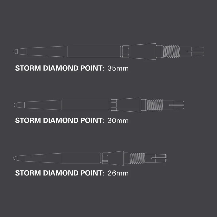Target Swiss Storm Diamond Replacement Darts Points