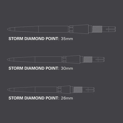 Target Swiss Storm Diamond Replacement Darts Points