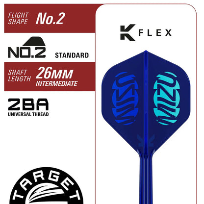 Target Japan Mizu 03 90% Tungsten SP Steel Tip Darts