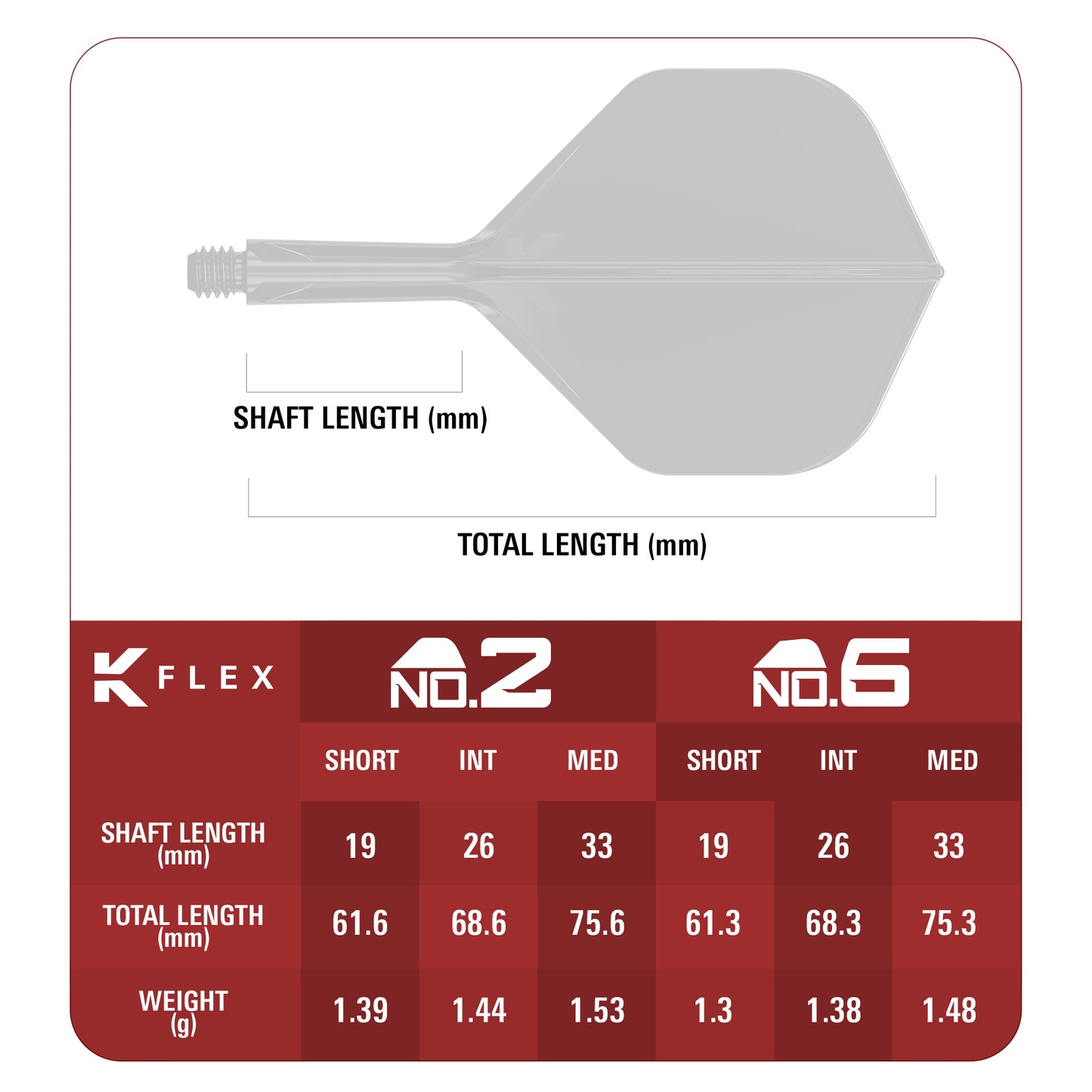 Target Japan Zenith 2026 K-Flex Integrated Darts Flights