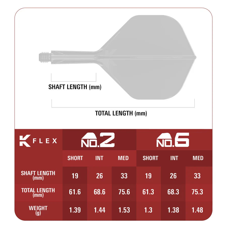 Target Japan Motomu Sakai Xeno No2 K-Flex Integrated Flights & Shafts