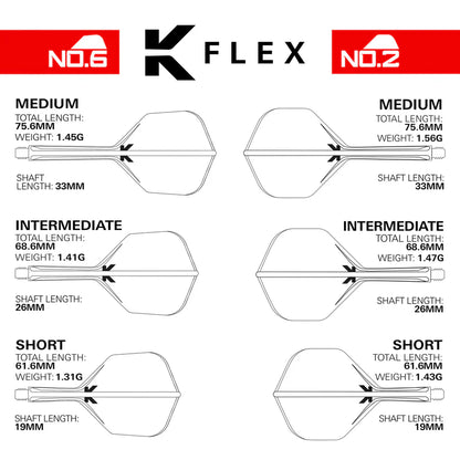 Rob Cross No2 K-Flex Integrated Darts Flights