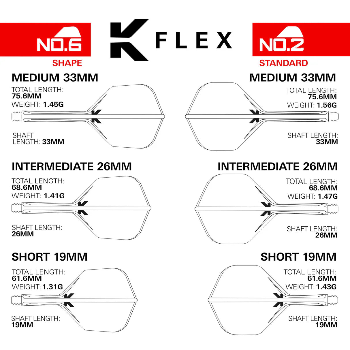 Target Japan Haruki Muramatsu Rising Sun K-Flex No6 Integrated Flights & Shafts