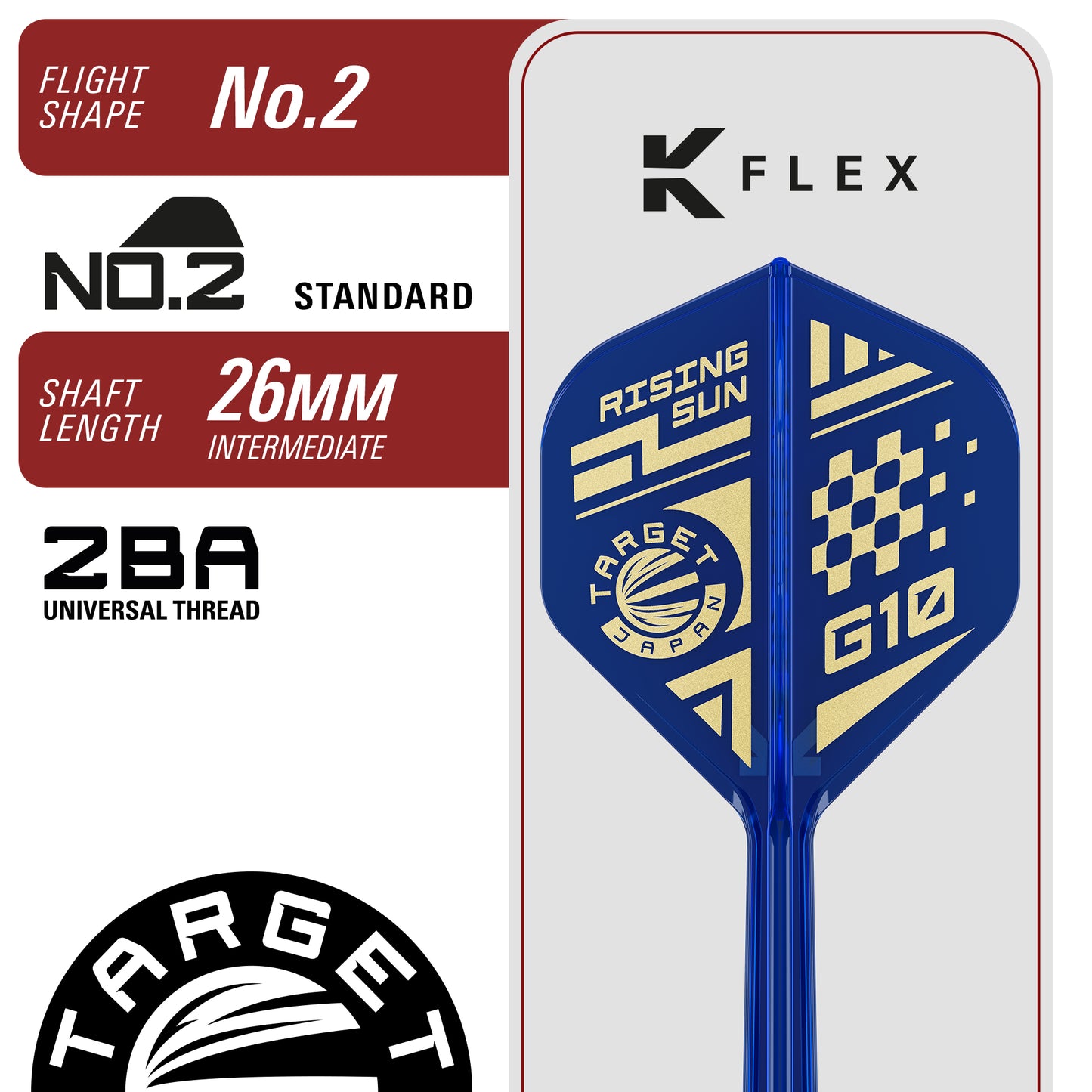 Target Japan Rising Sun 10.5 95% Tungsten SP Darts