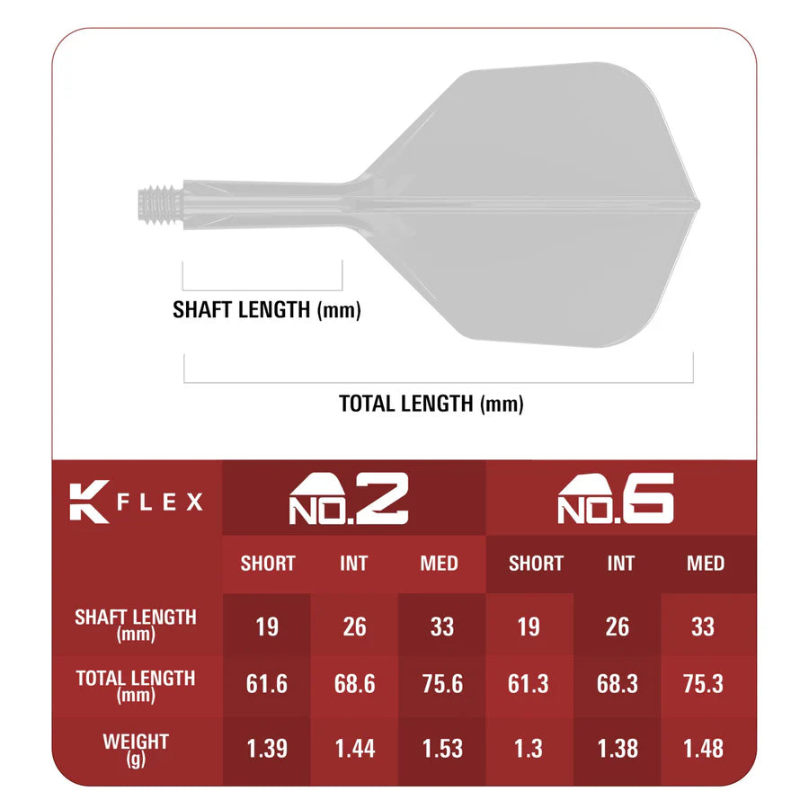 Target Japan Motomu Sakai Xeno No6 K-Flex Integrated Flights & Shafts