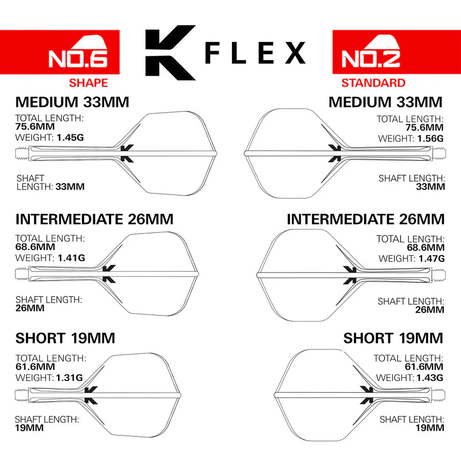 Target Japan Cathy Leung Charis K-Flex No.2 Integrated Flights & Shafts