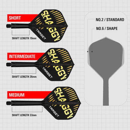 Scott Williams No2 K-Flex Integrated Darts Flights