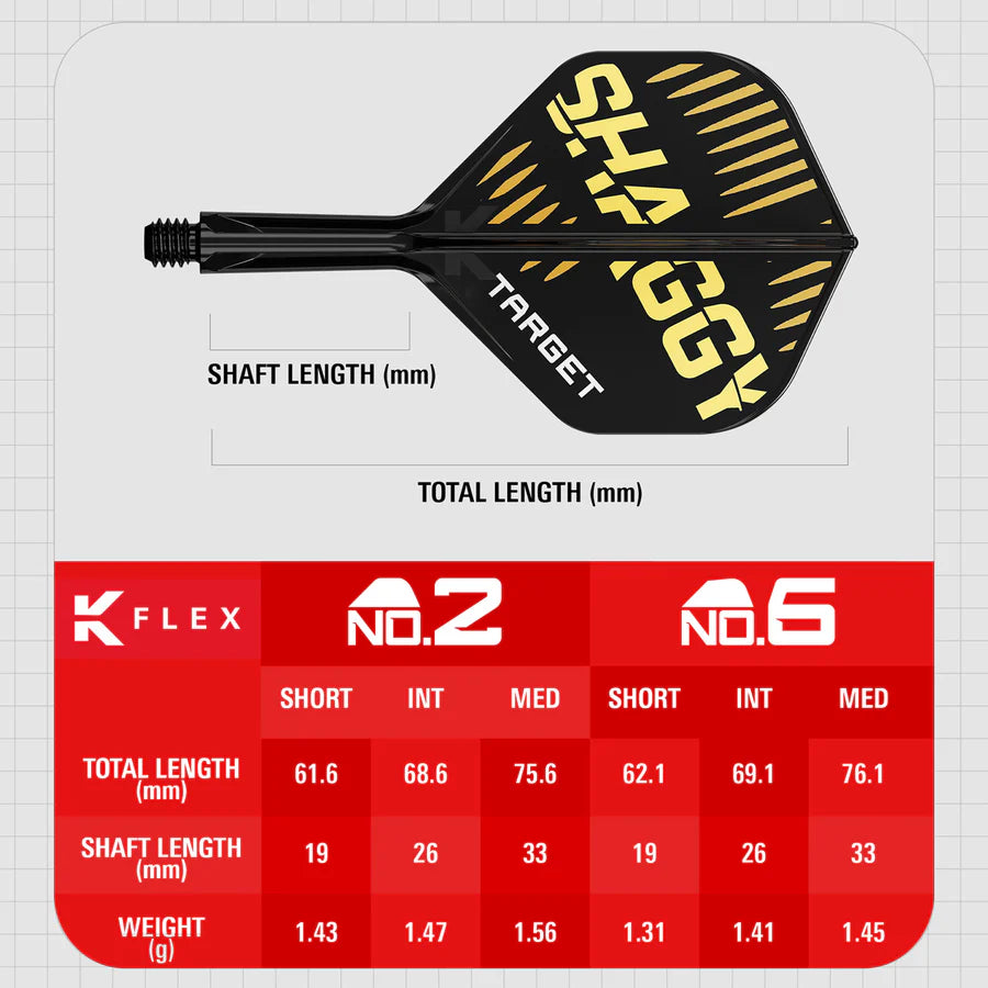Scott Williams No2 K-Flex Integrated Darts Flights