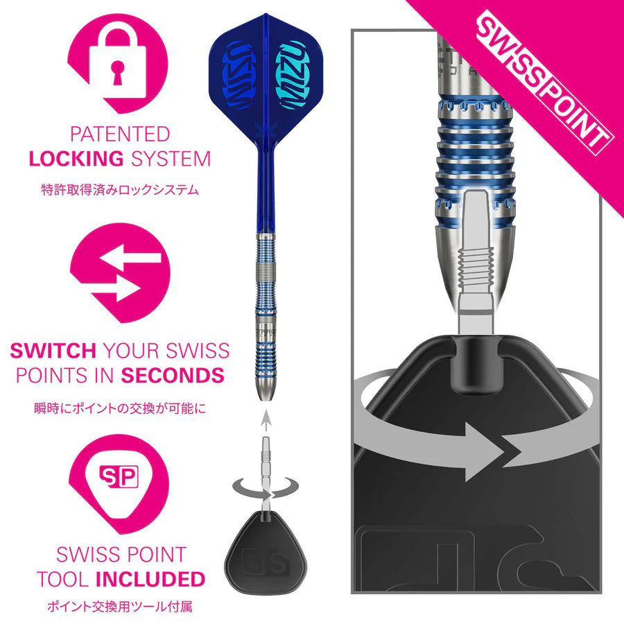 Target Japan Mizu 02 90% Tungsten SP Steel Tip Darts