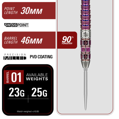 Target Japan Prime Series Mayo G8 90% Tungsten SP Darts