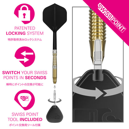 Target Japan Black Marquee Enzo 90% Tungsten SP Darts