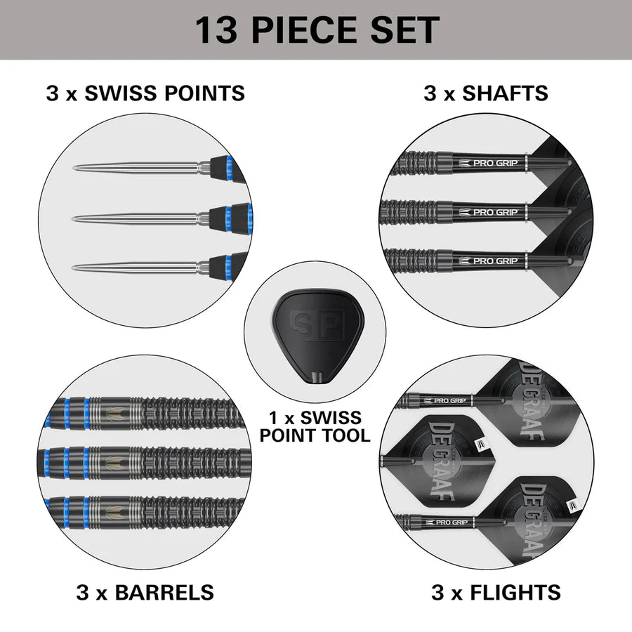 Jeffrey De Graaf 90% Tungsten Swiss Point Darts