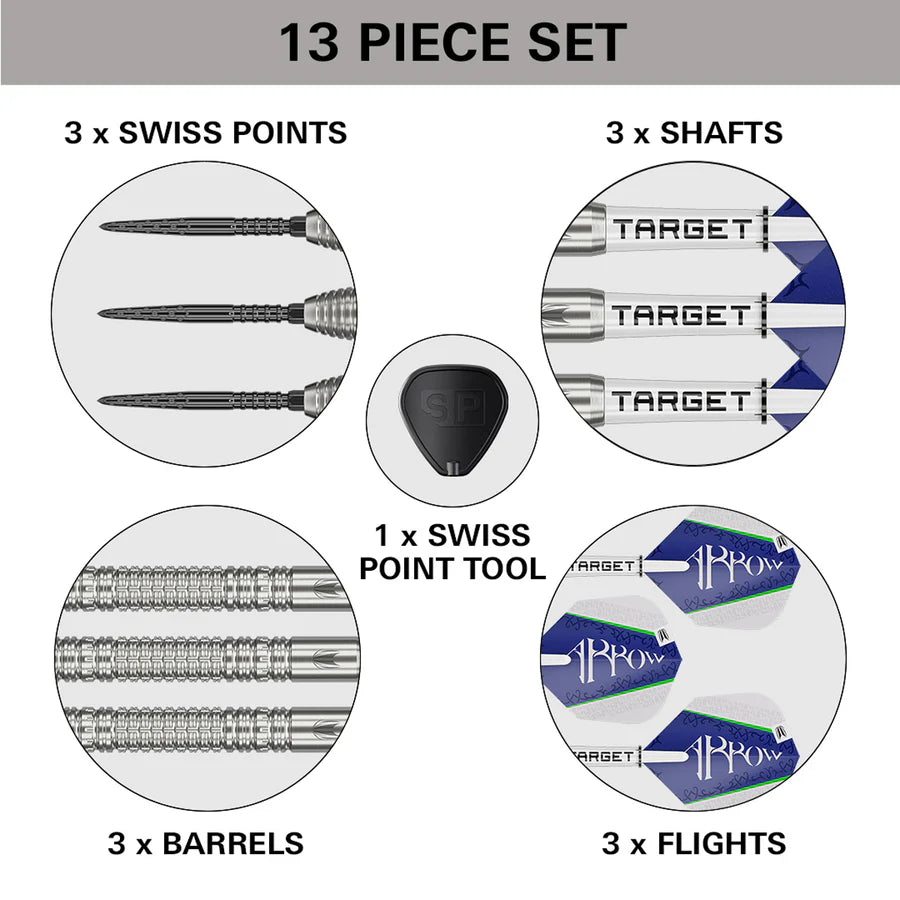Shane McGuirk 90% Tungsten Swiss Point Darts