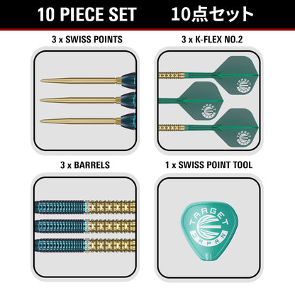 Target Japan Prime Series Zenith G2.5 Straight 90% Tungsten SP Darts