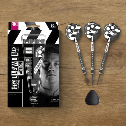Chris Dobey Hollywood Action 90% Tungsten Swiss Point Darts
