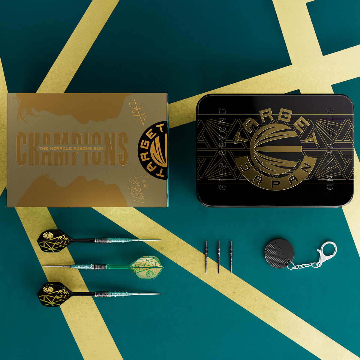 Target Japan The Miracle x Rising Sun Champions Limited Edition 95% Tungsten SP Steel Tip Darts
