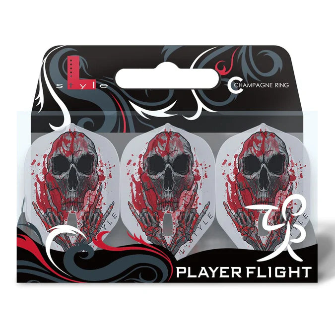Ryan Searle V3 L Style L1 Pro Standard Dart Flights Clear White