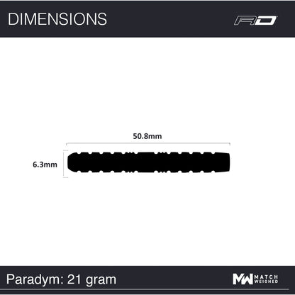 Red Dragon Paradym Tapered 90% Tungsten