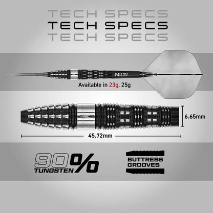 Red Dragon Recon Torpedo 90% Tungsten Steel Tip Darts