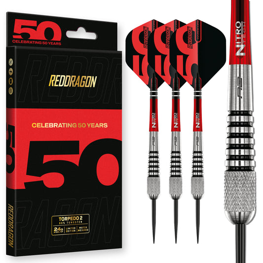 Red Dragon Flightmaster Torpedo 2 80% Tungsten Darts