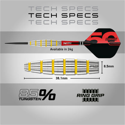 Red Dragon Chunky Stumpy 3 85% Tungsten Darts