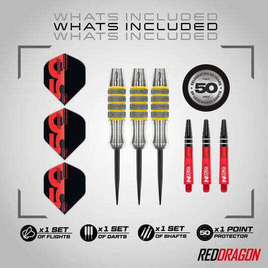Red Dragon Chunky Stumpy 7 85% Tungsten Darts