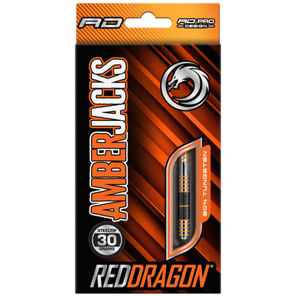 Red Dragon Amberjack 11 90% Tungsten Steel Tip Darts