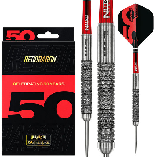 Red Dragon Element 6B 90% Tungsten Steel Tip Darts